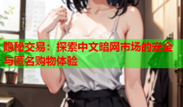 隐秘交易：探索中文暗网市场的安全与匿名购物体验