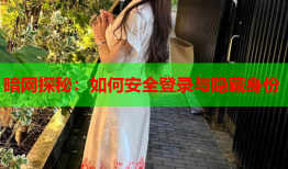 暗网探秘：如何安全登录与隐藏身份