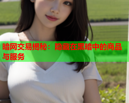 暗网交易揭秘：隐藏在黑暗中的商品与服务