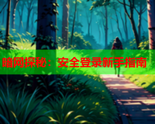 暗网探秘：安全登录新手指南