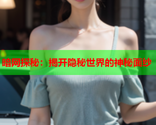 暗网探秘：揭开隐秘世界的神秘面纱