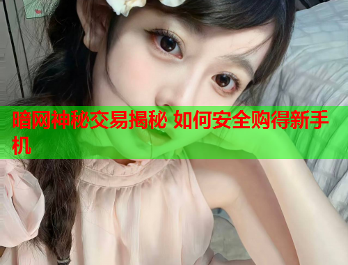 暗网神秘交易揭秘 如何安全购得新手机