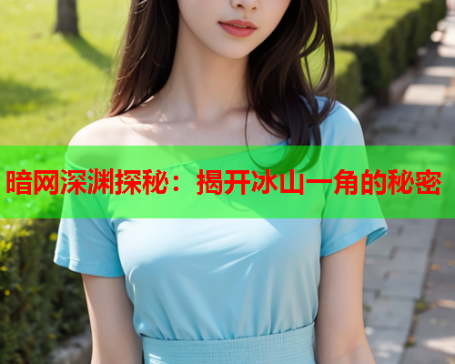 暗网深渊探秘：揭开冰山一角的秘密