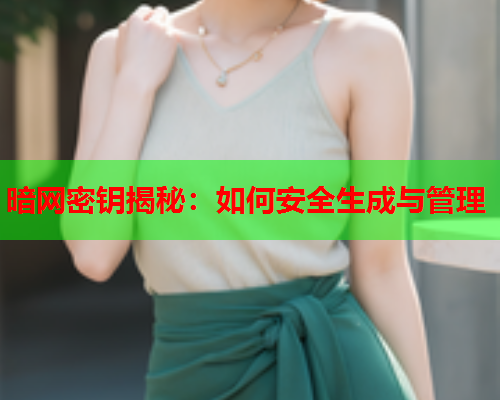 暗网密钥揭秘：如何安全生成与管理