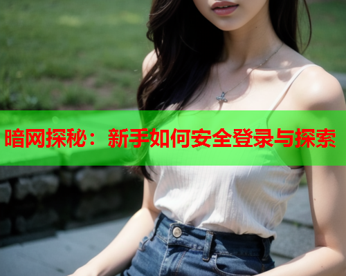 暗网探秘：新手如何安全登录与探索