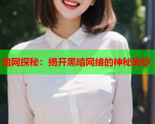 暗网探秘：揭开黑暗网络的神秘面纱