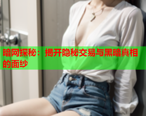 暗网探秘：揭开隐秘交易与黑暗真相的面纱