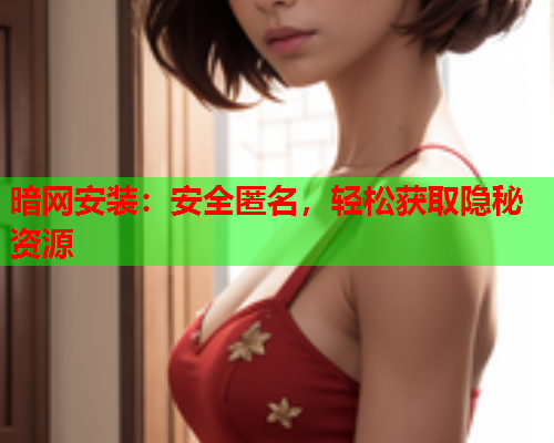 暗网安装：安全匿名，轻松获取隐秘资源