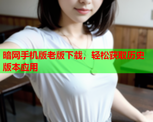 暗网手机版老版下载，轻松获取历史版本应用